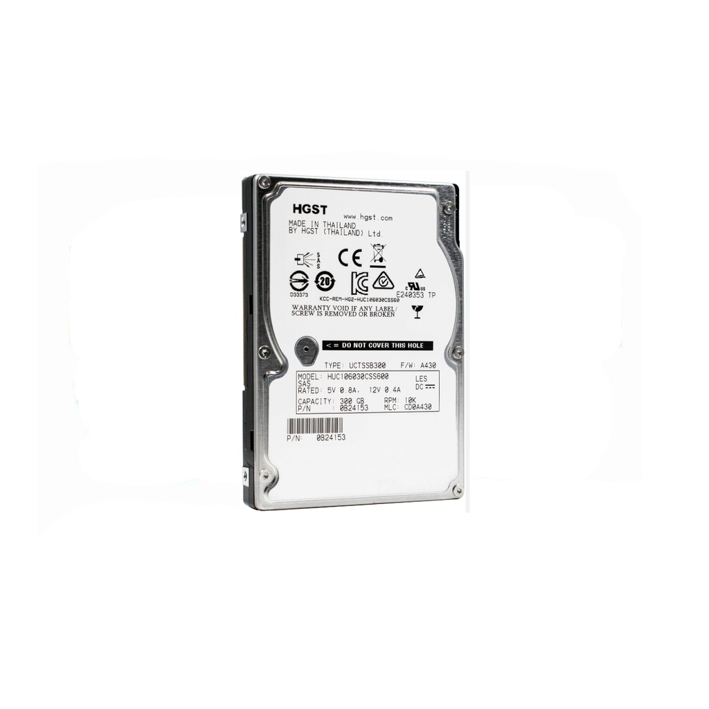 HITACHI HUC106030CSS600 300GB HDD 2.5" SAS-2 6GB/S 10K 64MB