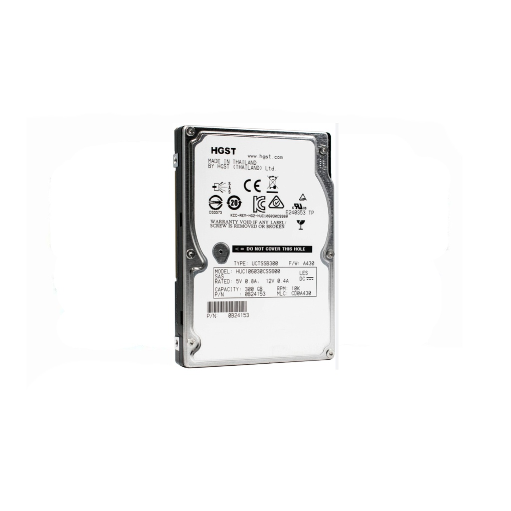 HITACHI HUC106030CSS600 300GB HDD 2.5" SAS-2 6GB/S 10K 64MB