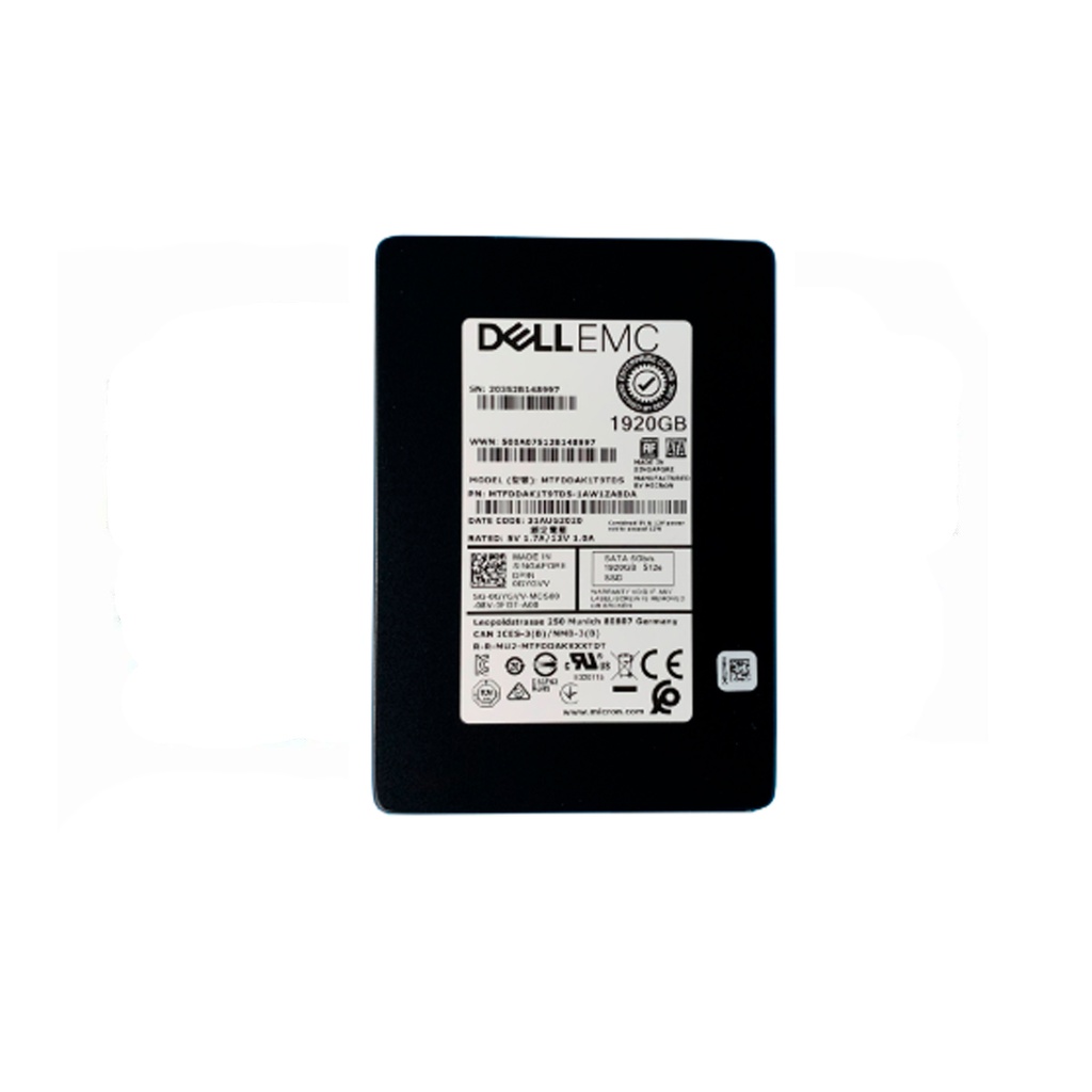 DELL EMC MTFDDAK1T9TDS 1.92TB SSD SATA 6GB/S 2.5"