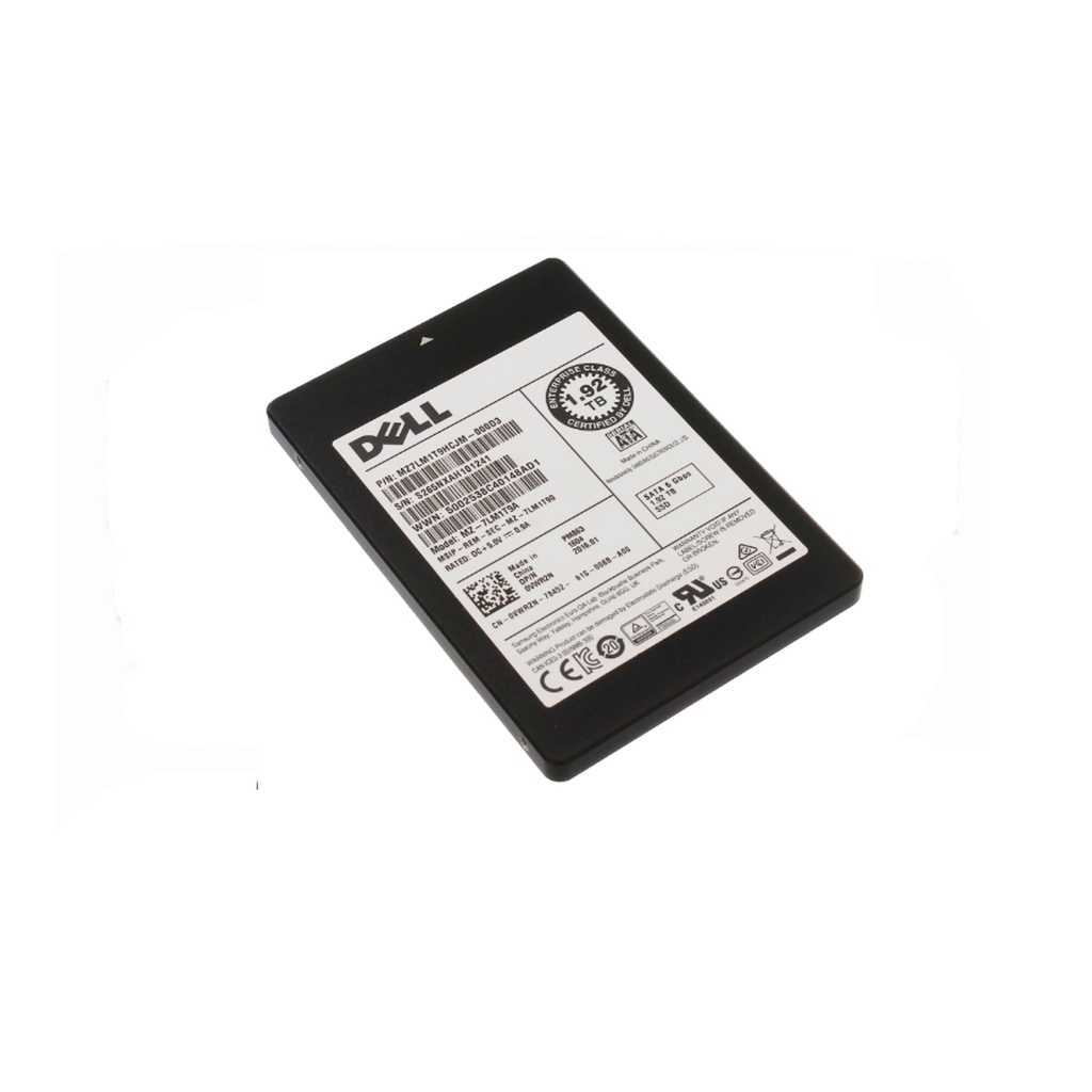 DELL Samsung 7LM1T9A PM863 0VWR2N 1.92TB SSD SATA 6GB/S 2.5"