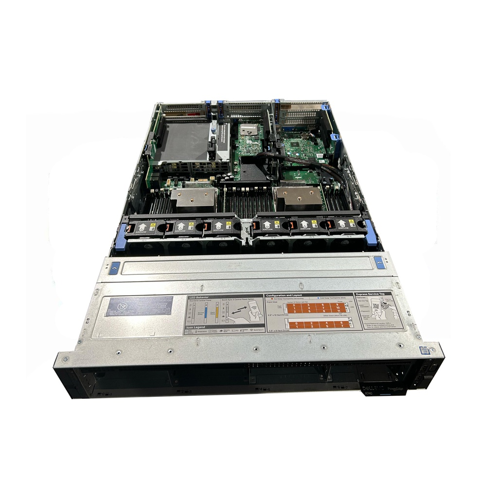 Servidor Rack DELL PowerEdge R740 8LFF + 2x Gold 6132 + 32GB DDR4+ H730P