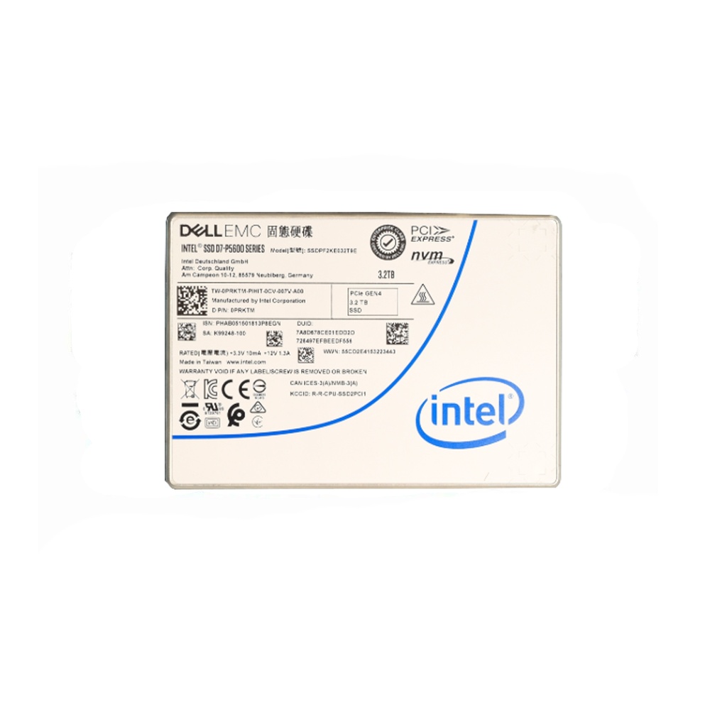 Intel SSDPF2KE032T9E NVMe SSD 3.2TB SAS 32GB/S