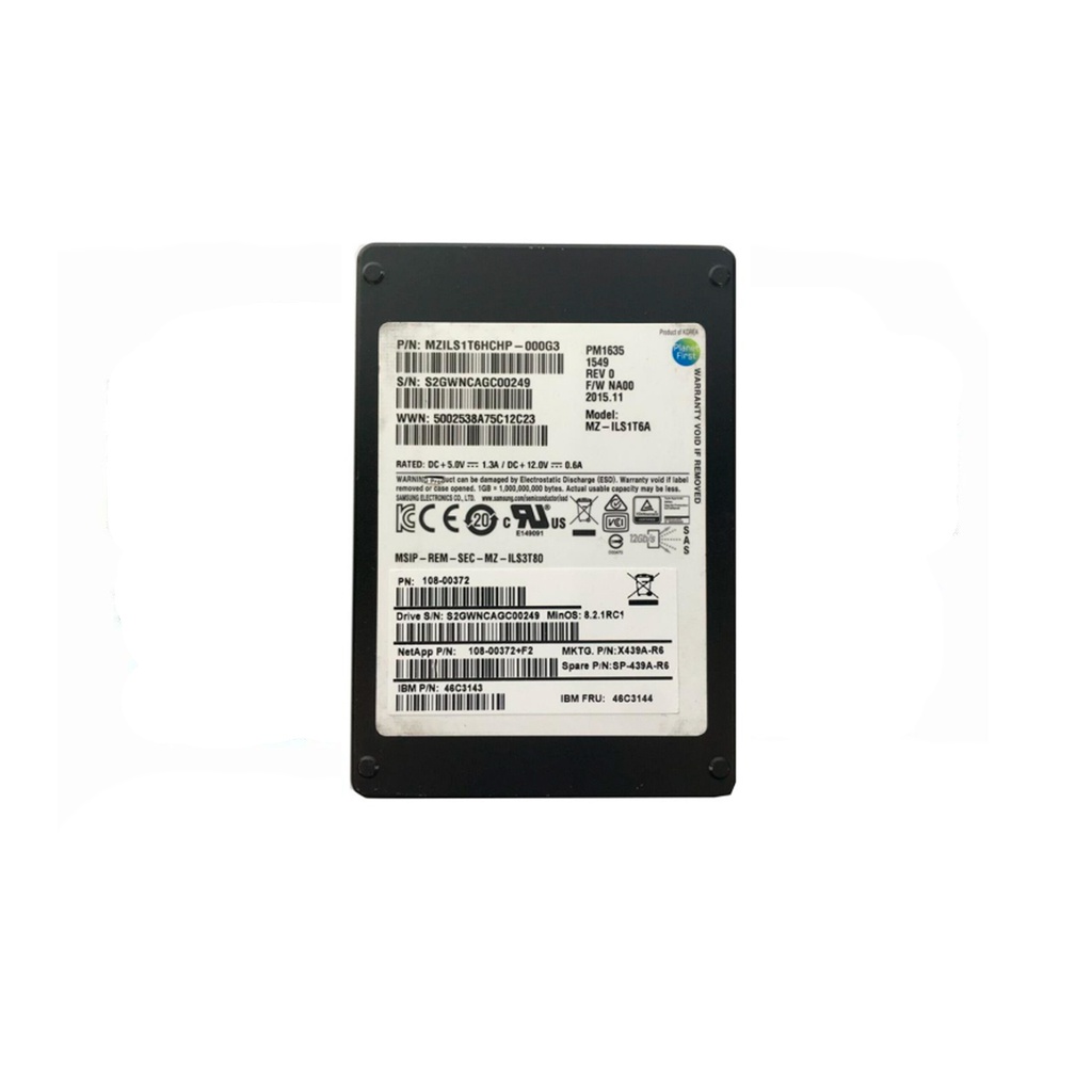 SAMSUNG MZILS1T6HCHP 1.6TB SSD SAS-3 12GB/S 2.5"