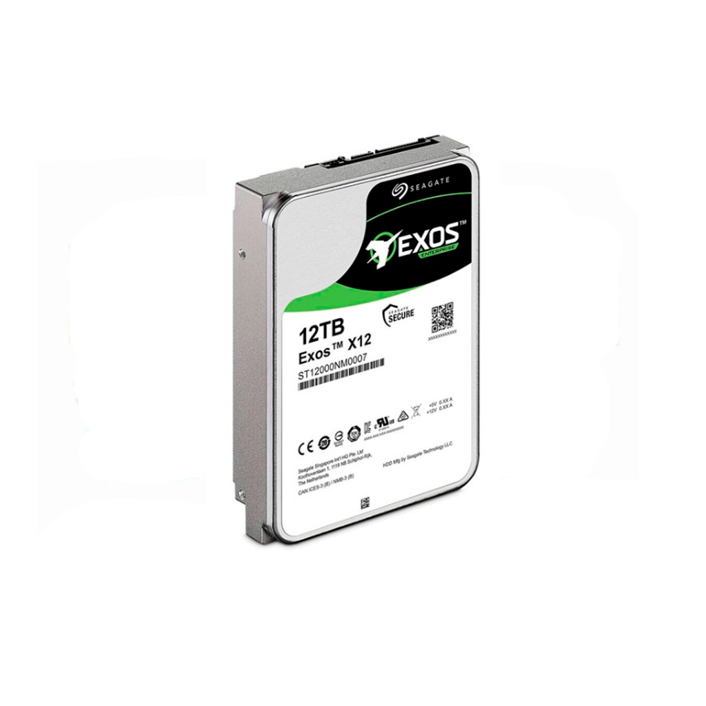 SEAGATE ST12000NM0007 HDD 12TB SATA 6GB/s 3.5" 7.2K RPM
