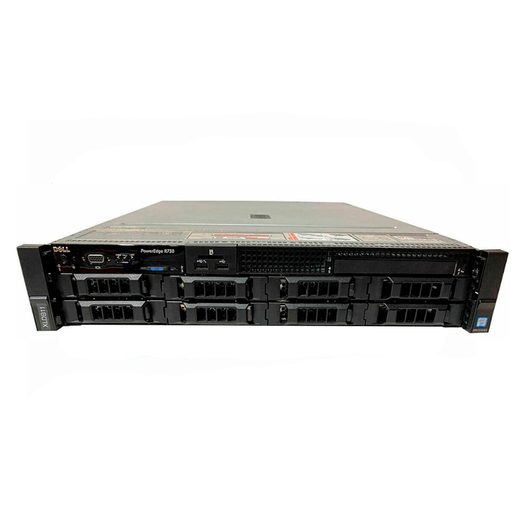 DELL R730 8LFF 2X E5-2650 V3 (20CORES/40THREADS) + 32GB DDR4 + H730P + 2PSU
