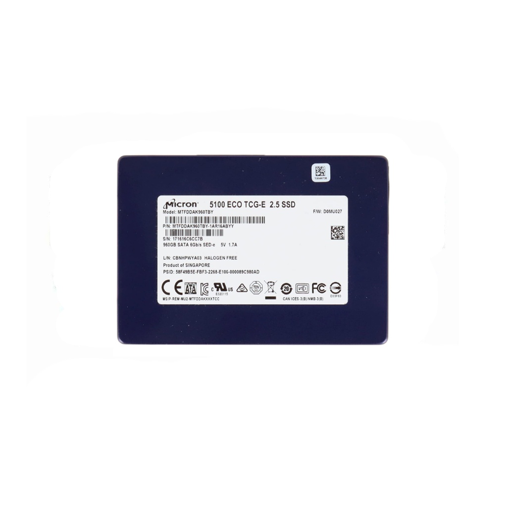 MICRON MTFDDAK960TBY SSD 2.5" 960GB SATA 6GB/S