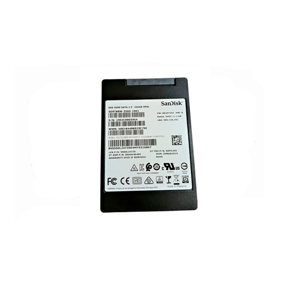 SANDISK X600 SSD 256GB 2.5″ SATA 6GB/S