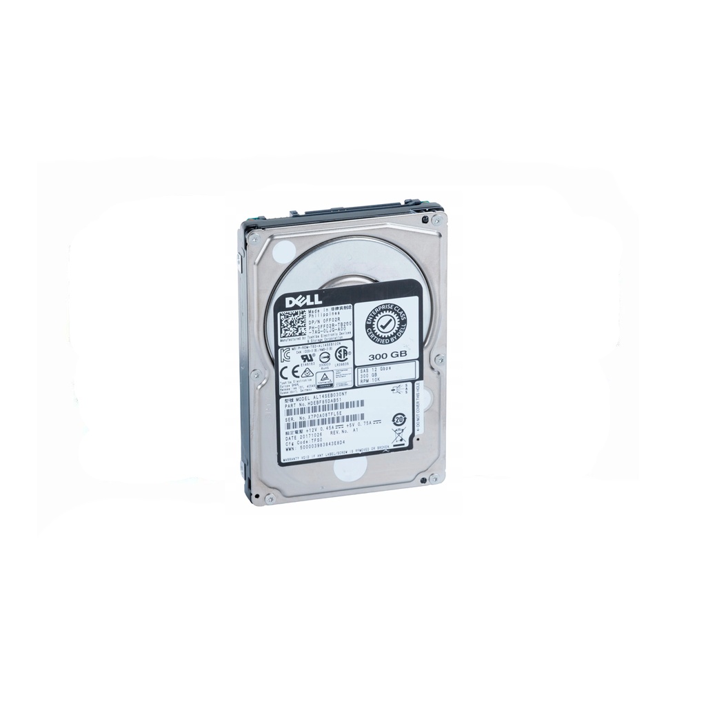 DELL 0FF02R 300GB HDD 2.5" SAS-3 12GB/S 10K 32MB