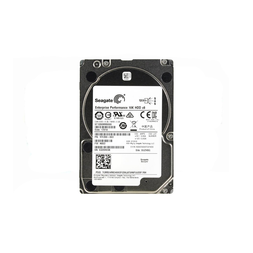 SEAGATE ST1200MM0088 1.2TB HDD 2.5" SAS-3 12GB/S 10K 128MB