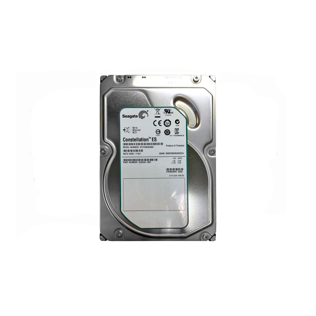 SEAGATE ST31000424SS HDD SAS 1TB 3.5" 7.2K RPM SAS-2 6GB/S 16MB CACHE
