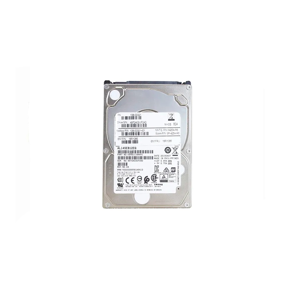 TOSHIBA AL14SEB12EQ 1.2TB HDD 2.5" SAS-3 12GB/S 10.5K 128MB