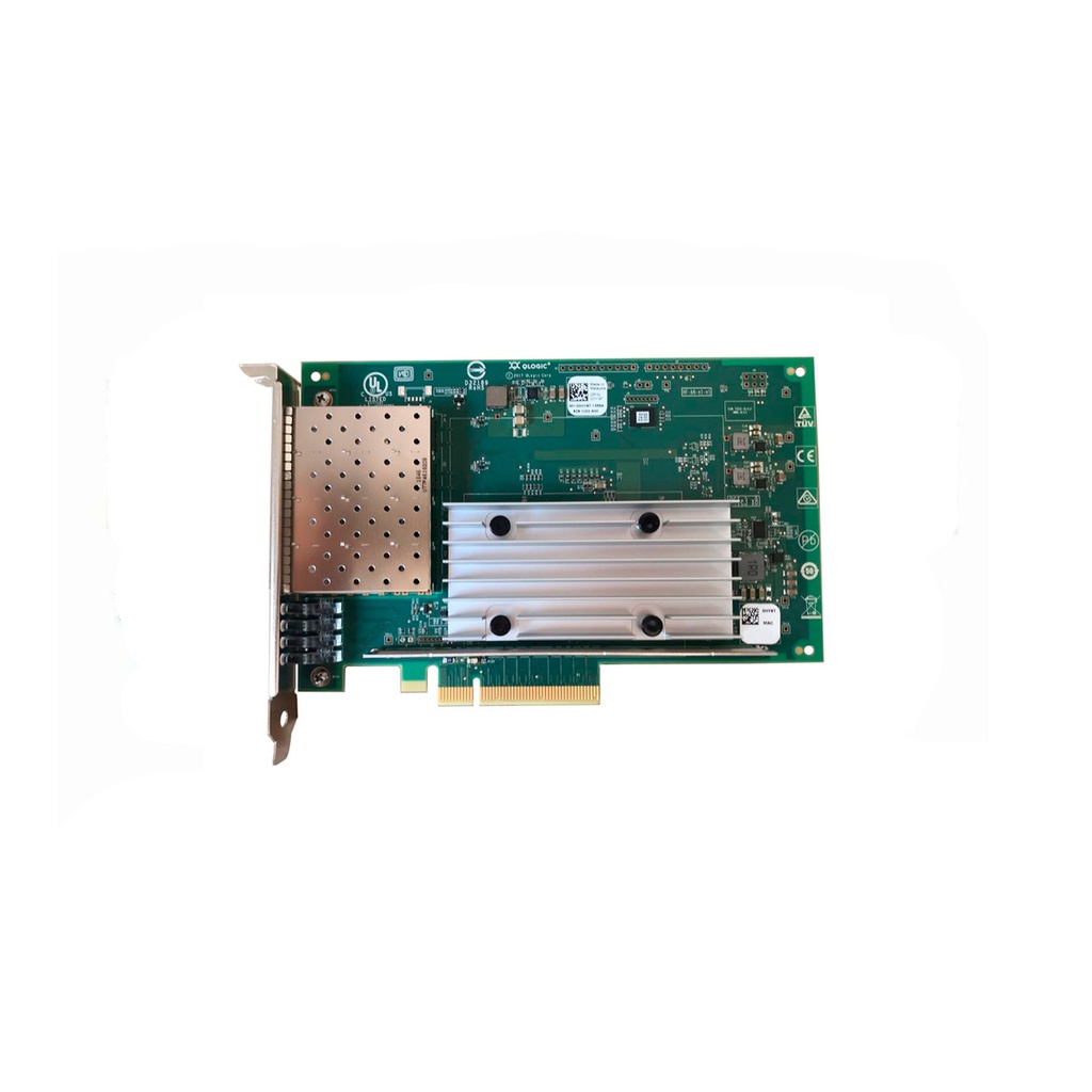 DELL 0HY9T QLogic QL41164 4x 10GB/s SFP+ TARJETA DE RED PERFIL LARGO