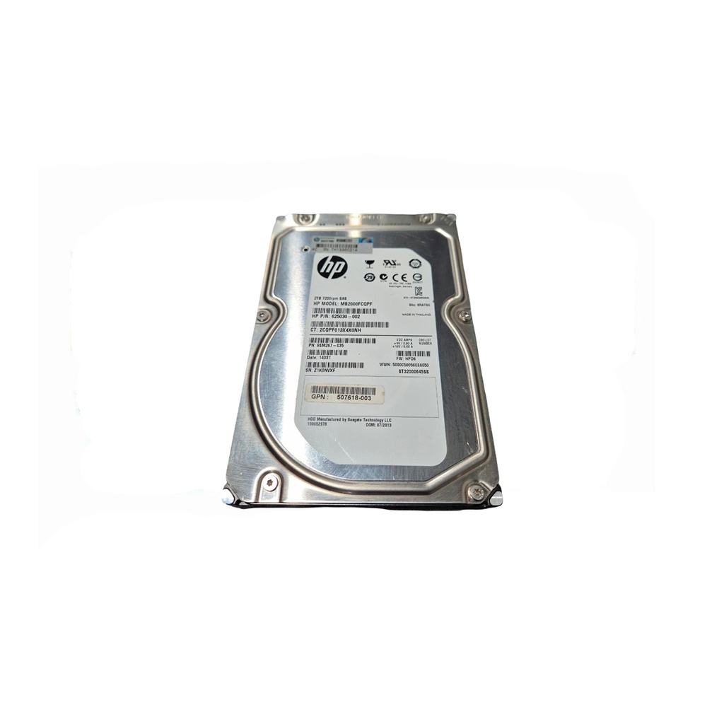 HPE ST32000645SS 2TB HDD 3.5" SAS-2 6GB/S 7.2K 64MB CACHÉ