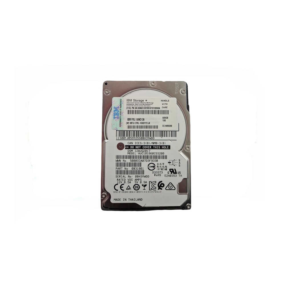 HITACHI HUC101860CSS200 HDD 2.5" 600GB SAS-3 12GB/s 10K RPM 128MB CACHÉ