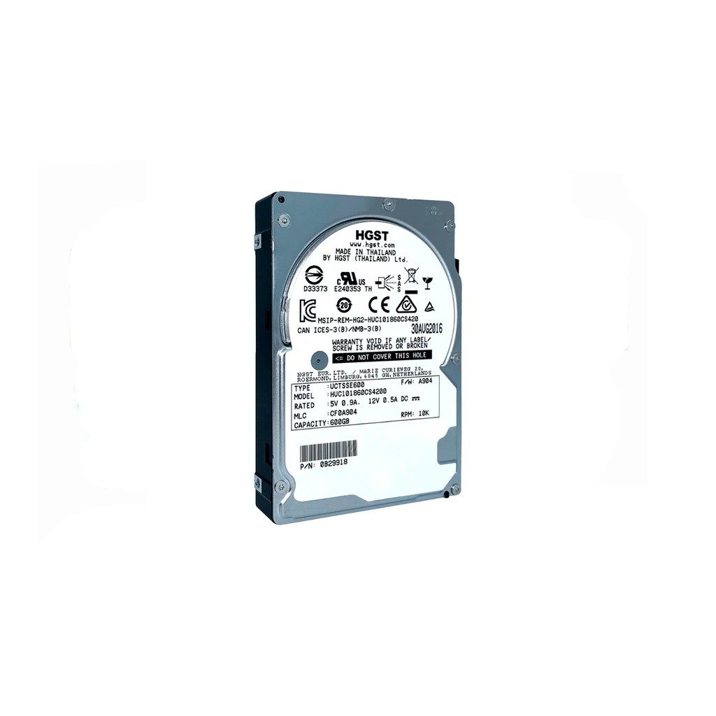 HITACHI HUC101860CS4200 600GB HDD 2.5" SAS-3 12GB/S 10K  128MB