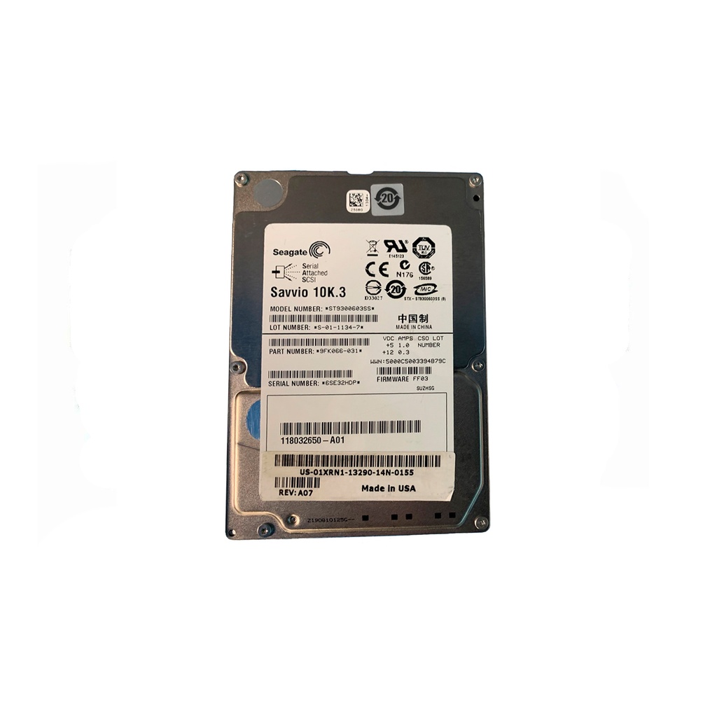 SEAGATE ST9300603SS 300GB HDD 2.5" SAS-2 6GB/S 10K 64MB