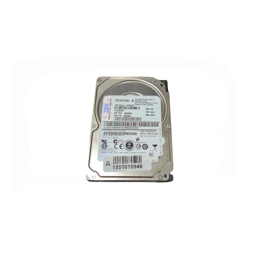 TOSHIBA MBD2300RC 300GB HDD 2.5" SAS-2 6GB/S 10K RPM CACHE 16MB