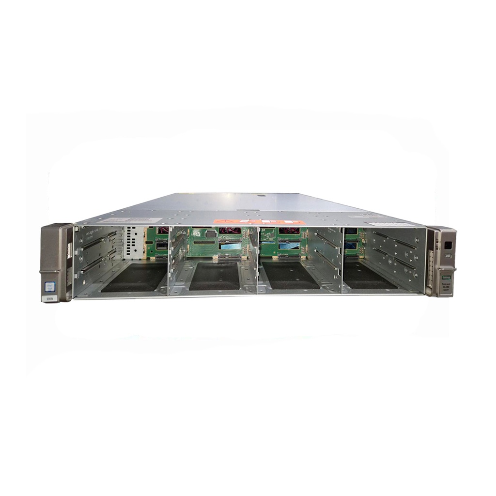 HP Proliant DL380 Gen9 12LFF + 2SFF 2x E5-2673 V3 (16 Núcleos 32 Hilos) 32GB RAM P840 PCIe 2x PSU 1400W