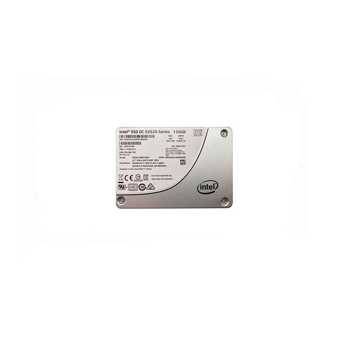 INTEL DC S3520 SERIES SSDSC2BB150G7 SSD 150GB 2.5" SATA 6GB/S