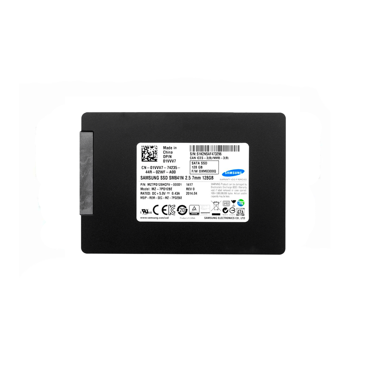 SAMSUNG MZ-7PD128E SSD 128GB 2.5" SATA 6GB/S