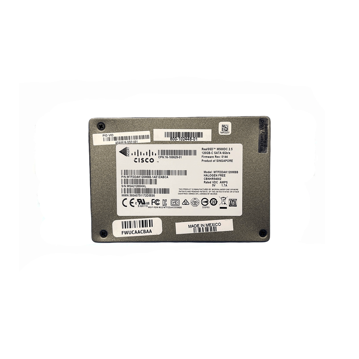MICRON MTFDDAK120MBB SSD 120GB 2.5″ SATA 6GB/S