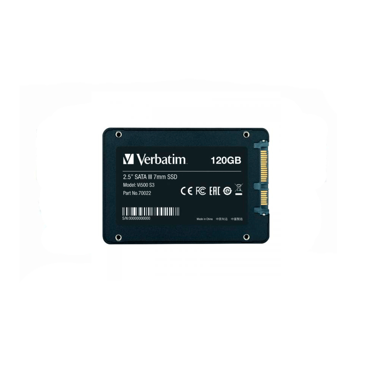 VERBATIM Vi500 S3 SSD 120GB 2.5″ SATA 6GB/S