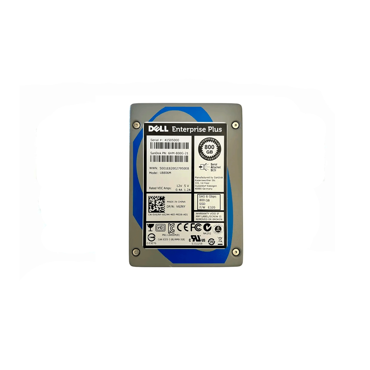 DELL ENTERPRISE PLUS LB806M SSD 2.5" 800GB SAS-2 6GB/s