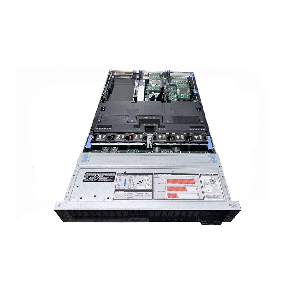 Servidor Rack DELL PowerEdge R740XD 24SFF NVME 2x Gold 6138 + 32GB DDR4 + 2 PSU