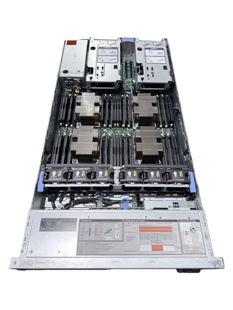 Dell PowerEdge R840 8SFF 4x Xeon Gold 6138 80 Núcleos 160 Hilos 64GB RAM PERC S140