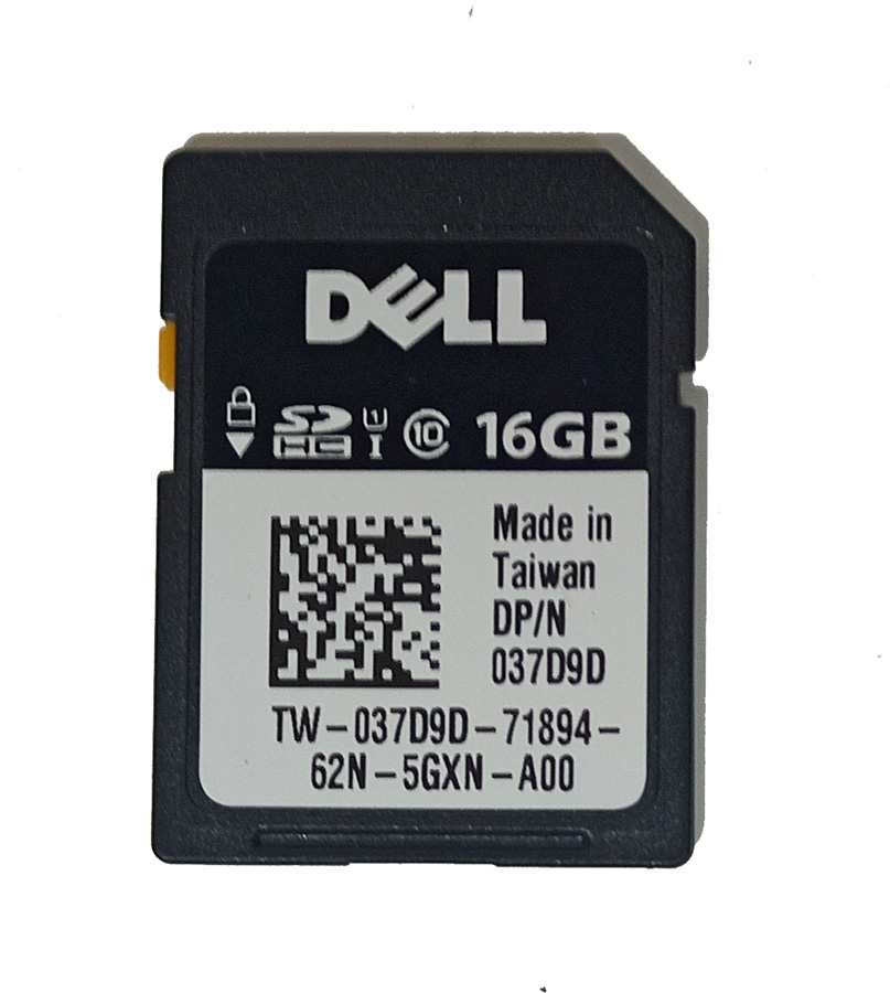 DELL vFLASH IDRAC SD CARD 16GB - 37D9D