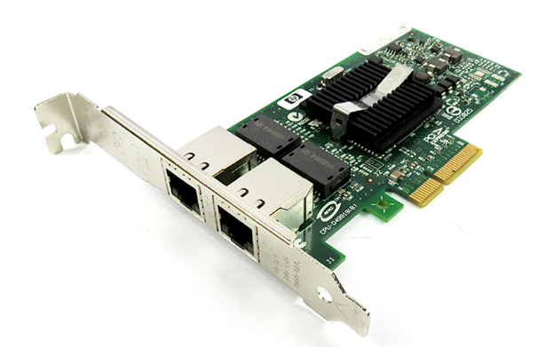 HP NC360T DUAL PORT 1GB/S FULL BRACKET NETWORK CARD 412651-001