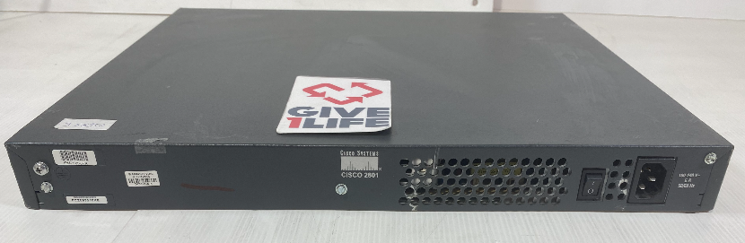 CISCO 2801 SWITCH 4 SLOTS 64MB COMPACT FLASH+128MB RAM +PSU 105W