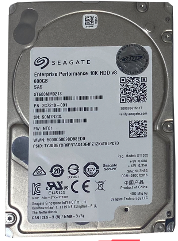 SEAGATE ST600MM0218 HDD 2.5" SAS 600GB 12GB/S 10K RPM - SERVERS