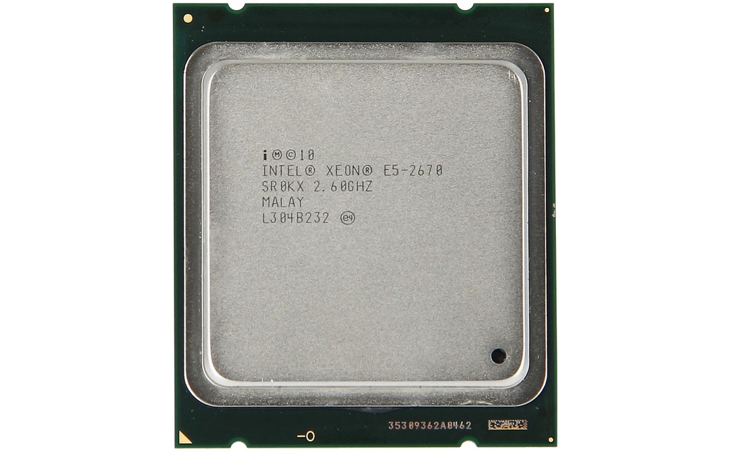 Intel Xeon E5-2670 V1 (8 Núcleos/16 Hilos) @3.30GHz Turbo Speed