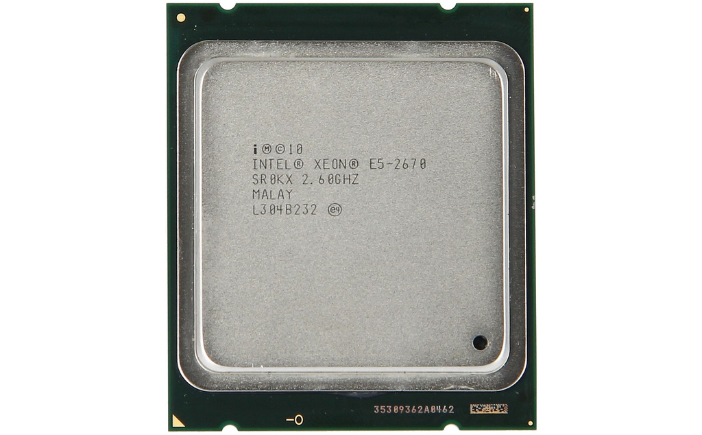Intel Xeon E5-2670 V1 (8 Núcleos/16 Hilos) @3.30GHz Turbo Speed