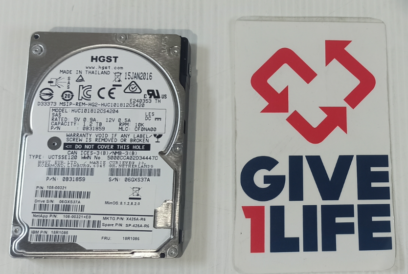 HITACHI HUC101812CS4204 1.2TB HDD SAS-3 2.5" 12GB/S 10K 128MB