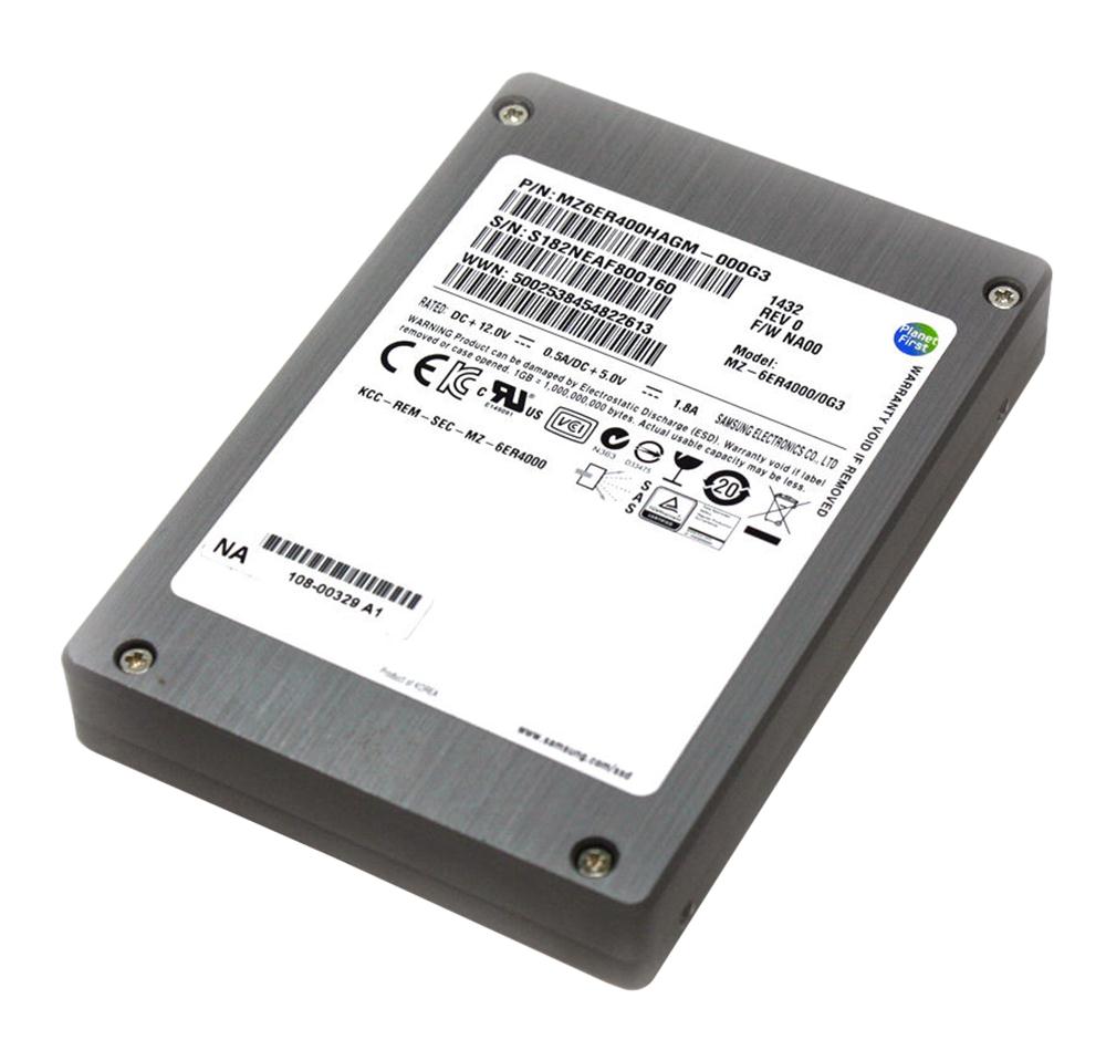SAMSUNG SM1625 400GB SSD 2.5" SAS-2 6GB/S - MZ6ER400HAGM-000G3