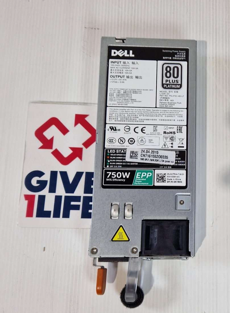 DELL 750W 80 PLUS FUENTE DE ALIMENTACION PARA SERIE 30
