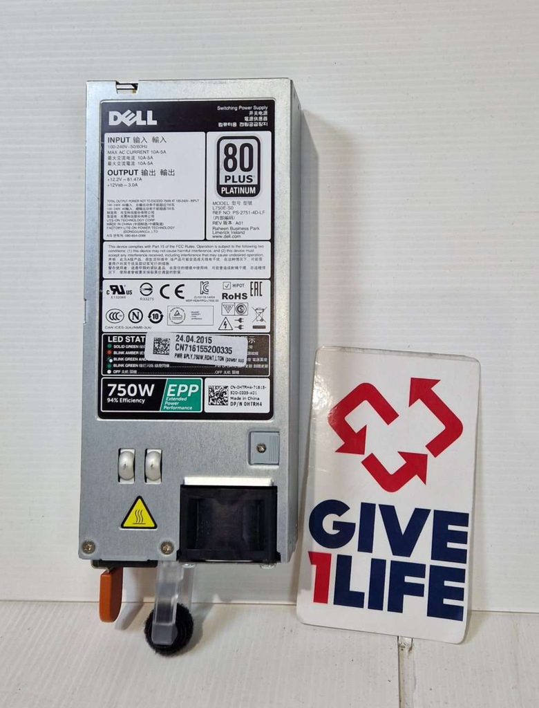 DELL 750W 80 PLUS FUENTE DE ALIMENTACION PARA SERIE 30