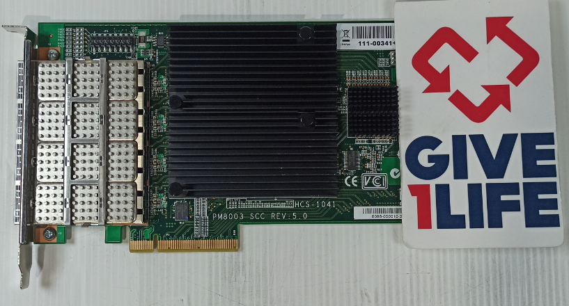 NETAPP CONTROLADOR PMC-SIERRA PM8003 v5 SAS 4 PUERTOS QSFP 3/6GB - 111-00341+F2