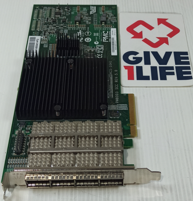 NETAPP CONTROLADOR PMC-SIERRA PM8003 v5 SAS 4 PUERTOS QSFP 3/6GB - 111-00341+F2