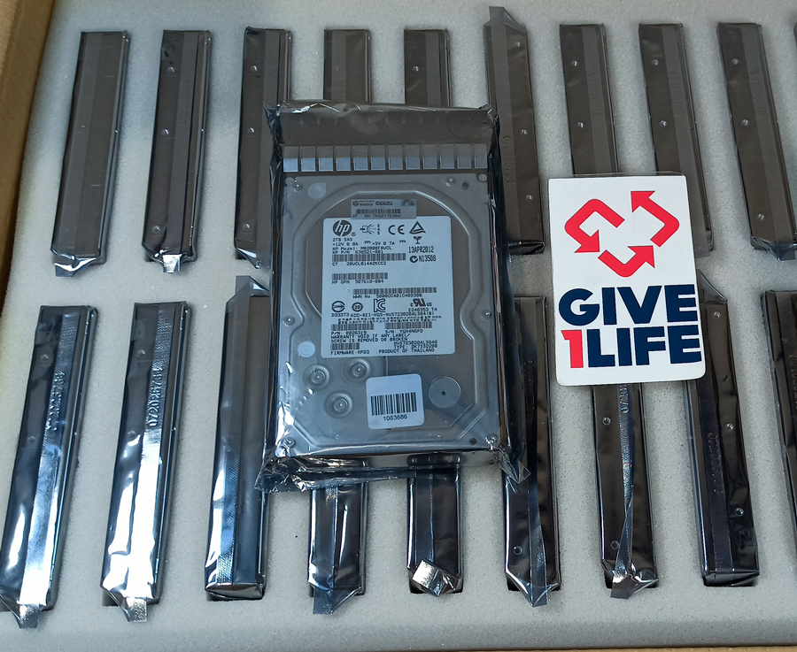 HP HUS723020ALS640 2TB HDD 3.5" SAS-2 6GB/S 7.2K 64MB 638521-001CADDY 335537-001