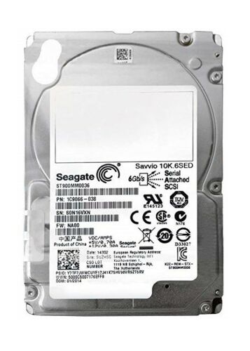 SEAGATE ST900MM0036 900GB HDD 2.5" SAS-2 6GB/S 64MB CACHE - SERVIDORES