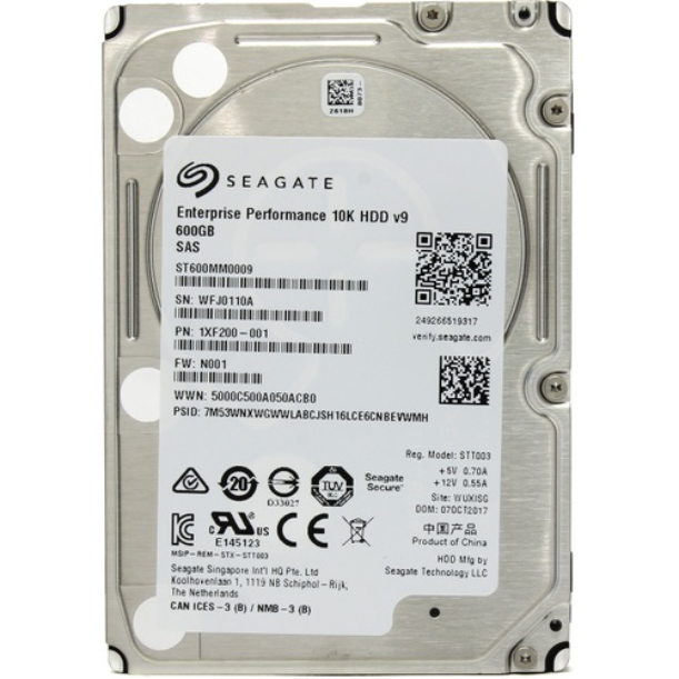 SEAGATE ST600MM0009 600GB HDD 2.5" SAS-3 12GB/S 128MB CACHE - SERVIDORES