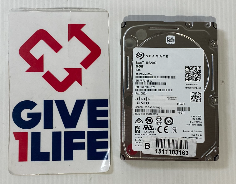 SEAGATE ST600MM0009 600GB HDD 2.5" SAS-3 12GB/S 128MB CACHE - SERVIDORES