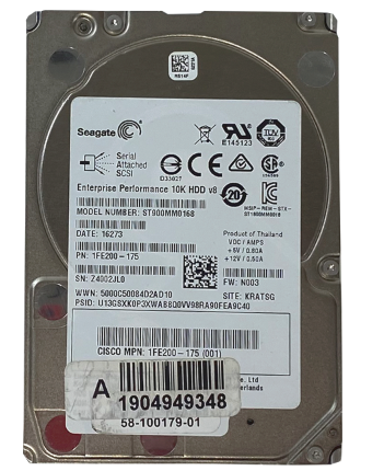 SEAGATE ST900MM0168 900GB HDD 2.5" SAS-3 12GB/S 128MB CACHE - SERVIDORES