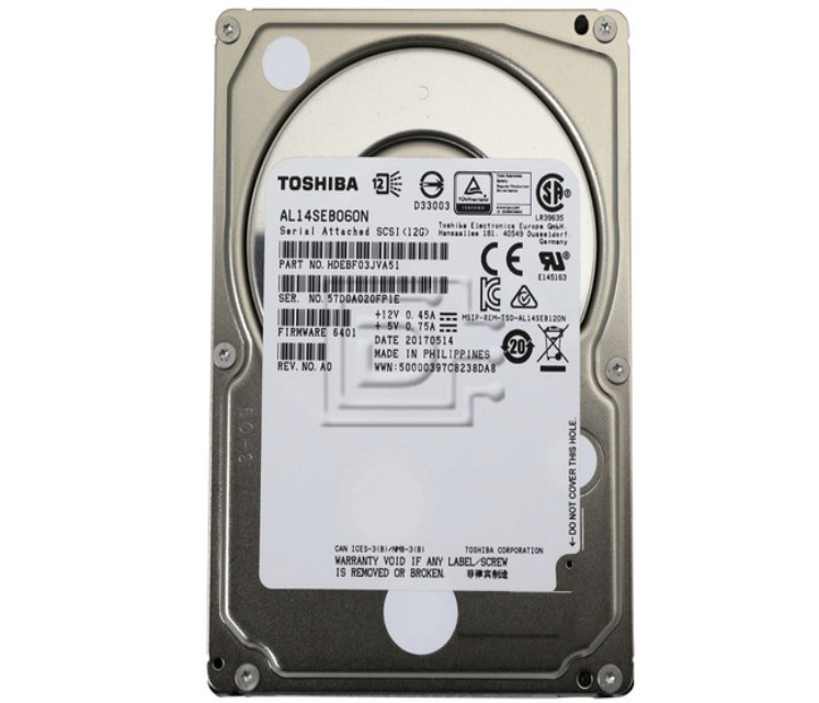 TOSHIBA AL14SEB060N 600GB HDD 2,5" SAS-2 6GB/S CACHE 128MB - SERVIDORES