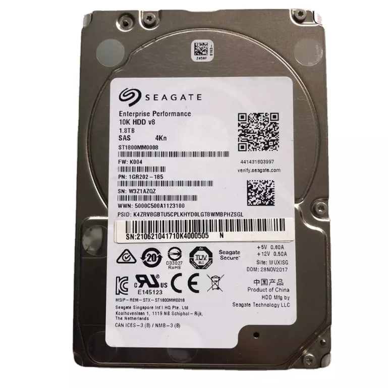SEAGATE ST1800MM0008 4KN 1.8TB HDD 2,5" SAS-3 12GB/S CACHE 128MB - SERVIDORES