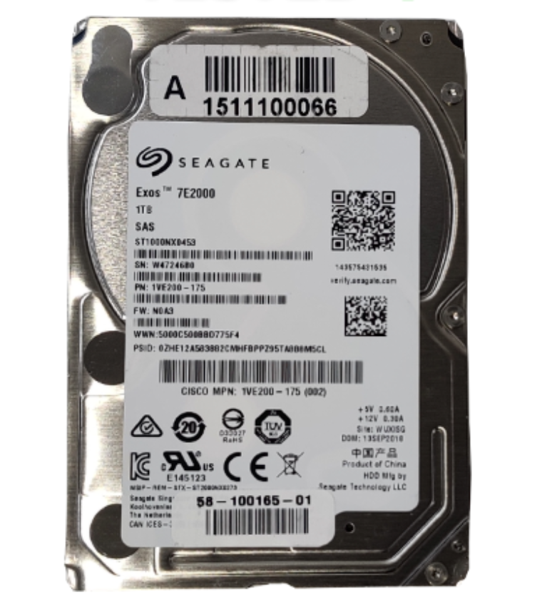SEAGATE ST1000NX0453 1TB HDD 2.5 SAS-3 12GB/S 7.2K CACHE 128 - SERVIDORES