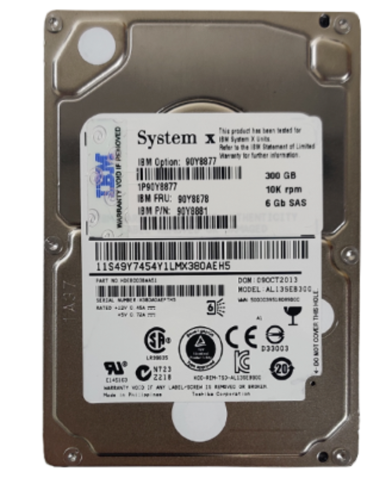 TOSHIBA AL13SEB300 300GB HDD 2.5 SAS-2 6GB/S 10K CACHE 128 - SERVIDORES